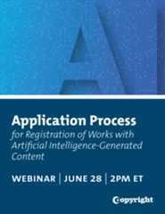 Registration Guidance for Works Containing AI-generated Content Flyer