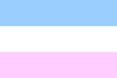 [Tricolor transgender flag]