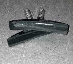 worn brake pad