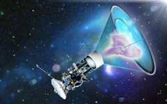 antimatter-driven sail