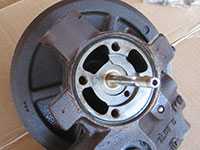 Installing shaft into bearing housing