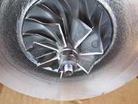 Removing the compressor wheel