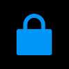 closed lock secure icon