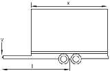 Rigid Drawbar Trailers / Central Axle Trailers Loading Equations and Calculators