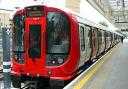 A Metropolitan line train calling to Wembley Park