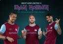 West Ham players model the kit