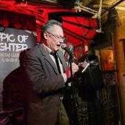 A performer at Boom Boom Comedy Club