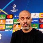 Chelsea manager Enzo Maresca during a press conference at Stamford Bridge, London