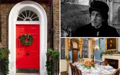 Dickens former home in Bloomsbury is decked out for Christmas and visitors can also enjoy performances of A Christmas Carol by actor James Swanton.
