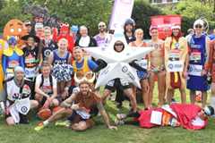 Marathon runner group