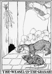 THE WEASEL IN THE GRANARY.
