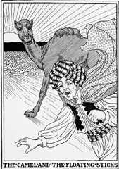 THE CAMEL AND THE FLOATING STICKS.