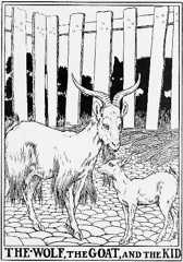 THE WOLF, the GOAT, and the KID.