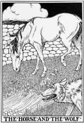 THE HORSE AND THE WOLF.
