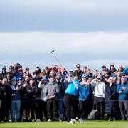 Robert MacIntyre attracted a big following during the Dunhill Links Championship