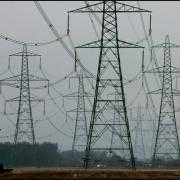 Part of the powerline between Beauly and Denny