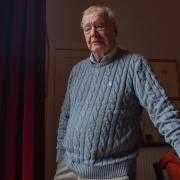 Sir Tom Devine at home in Hamilton