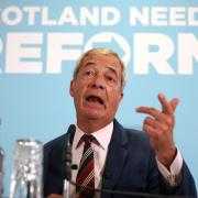 Nigel Farage is to return to Scotland early next month for a rally in the Falkirk area