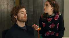 Sam Claflin and Emilia Clarke in Me Before You