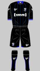 gillingham fc 2011-12 away kit