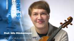 Foto von Nils Mönkemeyer. Link öffnet die Unterseite Hochschullehrer des Jahres 2025