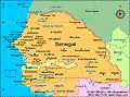 Map of Senegal