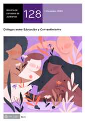 Portada de la Revista de Estudios de Juventud 128