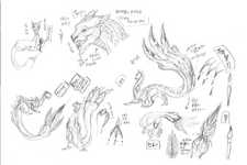 『モンハンライズ』「オロミドロ」の尻尾は“万年筆”をイメージ!?―ドリル要素まで盛り込まれた初期デザインを公式インスタからチェック 画像