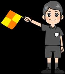 審判員の目標と重点項目「4級審判員」イラスト