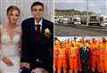 Emotional moment bin man, 23, with terminal cancer escorted to wedding by refuse trucks