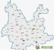 云南地图详细全图大图——云南地图中文版