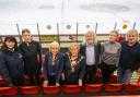 LEFT TO RIGHT: Natalia Pestova, Anna-Maria Kislitsyn, Mayoress Lillian Salton, Mayor Councillor Jacqueline Slater, Leader Councillor Phil Riley, Amelia Kislitsyn, Alexei Kislitsyn