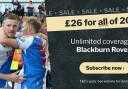 Blackburn Rovers fans can subscribe for 50% off in Black Friday sale