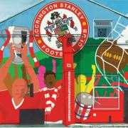 How the new Accrington Stanley mural will look.