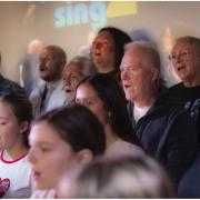 Darwen's 'Begin to Sing'choir in action