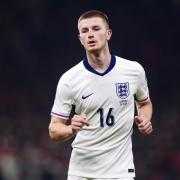 Adam Wharton made his first competitive start for England against Albania.