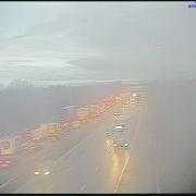 Queues building on M6 following rush-hour crash