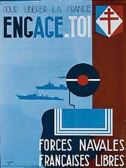 Forces françaises libres, affiche Forces françaises libres, affiche