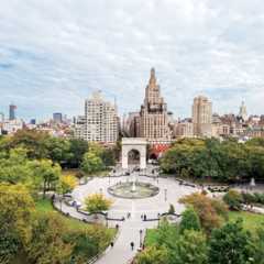 washington square park arial view