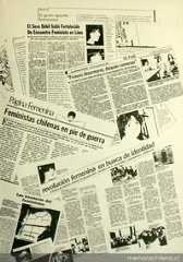 Recortes de diario con titulares feministas