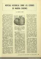 Noticias históricas sobre los estribos de madera chilenos