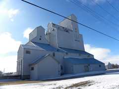 Former UGG grain elevator at Shoal Lake