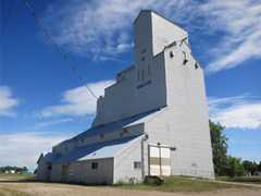 Former UGG grain elevator at Shoal Lake