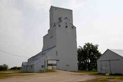 Former UGG grain elevator at Shoal Lake