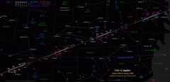 Click here for a star map showing the path of Jupiter from August 2025 to October 2029