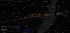 Click here for a star map showing the position of Mars from August 2024 to July 2025
