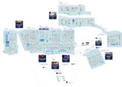 The 2025 NAMM Show Map