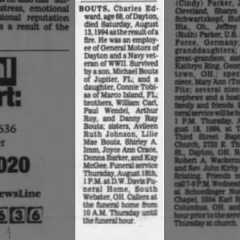 Obituary for Charles Edward BOUTS