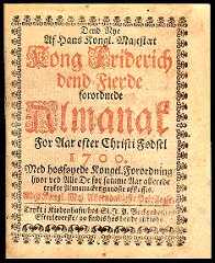 1700 Almanac