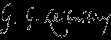 Signature of  G. W. Leigniz 
